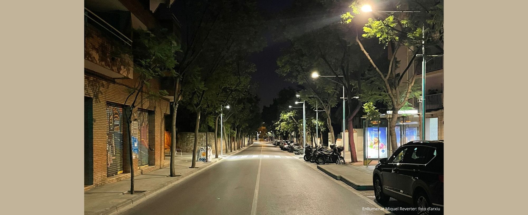 Treballs a la xarxa d'enllumenat públic a Sant Just Desvern